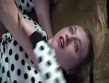 Blonde Bitch Boss Fucked And Strangled By Workman