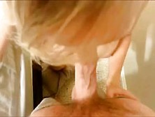 Blonde Gal Dicksucking & Facial