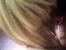 Busty Blonde Wife Gives Pov Blowjob