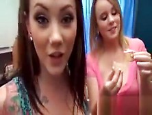 College Sex Party With Two Girls Licking Their Pussies