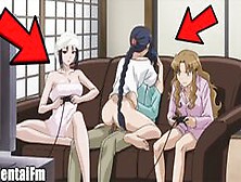 Girl Gamer Fucks With Her Boyfriend In Front Of Her Girlfriends | Uncensored Hentai Anime