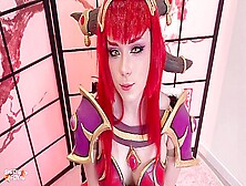 Sweet Busty Alexstrasza From World Of Warcraft Deepthroats And Hard Mounts Meat Self Perspective