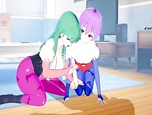 [Darkstalkers]Morrigan And Lilith(3D Anime)
