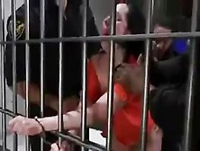 Beautiful Inmate Gets Gangbang In Cell.