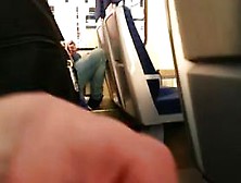 Flashing Yng German Girl In A Train