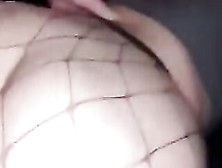 Amateur Goddess Into Fishnets With Fat Booty Feels So Crazy Sexy He “Forgets” To Pull Out!