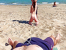 Picked Up Random Stranger On Public Beach For Quick Fuck Hotwife Caught
