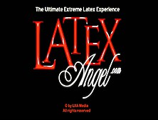 Latex-Nurse Gives Herself An Enema With Milk