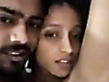 Young Desi And Her Older Bf Spend Time In Bed