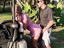 Banging A Sluttish Young Blonde On The Golf Course