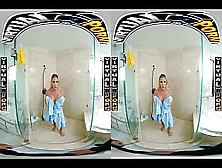 Virtualporn. Com - Busty Blonde Milf Robbin Banx Seduces Step Son In Shower