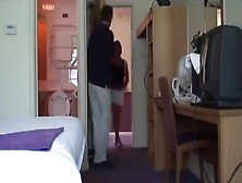 Nerdy Guy Has Sex With An Girl In A Hotel