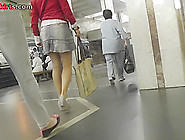 Candid Upskirt Mov Features Flabby-Ass Milf In The Tube