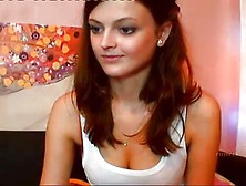 Hot Czech Chica Plays On Webcam