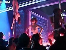 Lots Of Breathtaking Babes Dancing Topless In A Scene From 'closer'