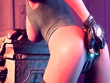 Tomb Raider: Lara Croft Gatekeeper Booty Plug Masturbation - Very Bombshell - Can't Last Five Minutes!!