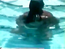 Voyeur Tapes A Latin Couple Fucking In The Swimming Pool