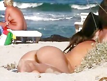 Compilation Exposed Woman On Beach Voyeur