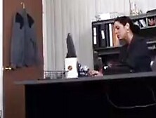 Smoking Hot Bombshell Nailed In Pussy & Asshole Inside Office