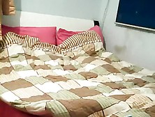 Homemade Clip With An Amateur Asian Couple Making Love Indoors