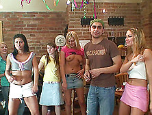Hot And Horny Young Party People Have Hot Group Sex In The Kitchen