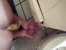 Putting A Banana In My Asshole For The 1St Time Painal