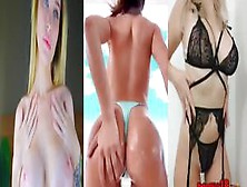 Horny Girls Bounce Show With Big Ass And Big Boobs (Big Tits)