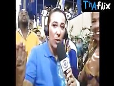 Adriane Galisteu Thong,  Bikini Scene In Carnaval Brazil