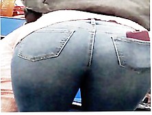 Nice Candid Jeans Ass With Pantyline