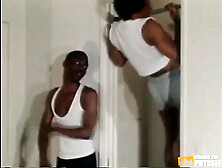 Black Twink Smashes His Gym Colleague In Bareback Style