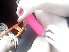 French Barely Legal Amateur With Huge Sex Vibrator Toy Inside The