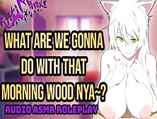 Asmr - Your Large Boob Neko Cat Gf Blows Your Morning Wood Hard! Cartoon Hentai Audio Roleplay