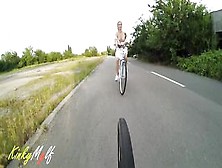 Dirty Women Flashing Jugs And Pawg While Rides Bike.  Kinkymylf