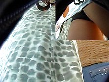 Spy Upskirt Video Close-Up