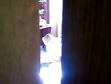 My Spy Cam Peeks At The Topless Girl Ironing Her Clothes
