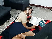 I Help My 18 Year Cougar Innocent Friend The Virgin First Time With Her Homework