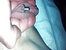 Iam Pierced Babe With Pierced Clit Hood Cumming