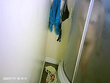 Shower Voyeur Unaware Asian Wife Hiddencam Spied 5