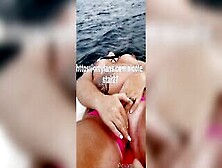 Young Fiance Gets Banged On Boat With Pink Vibrator