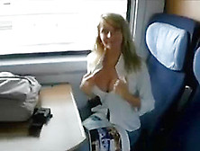 Hot German Sectretary Has Sex On The Train