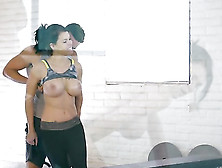 Moaning Sports Bra Fuck