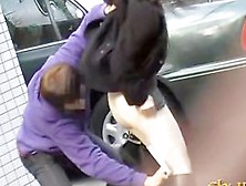 Dark-Haired Asian Woman Gets Stunned During Wicked Sharking Attack