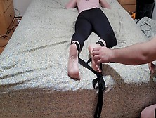 Bondage Tied Down Youngster Tickle Torture