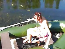 Amateur French Natasha In The Boat