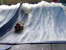 Bouncing Big Tits At The Water Park