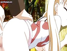 Blonde Cutie Anime Gets Pounded