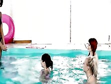 Relaxxxed - Goddess Ebony Luna Corazon Getting Fuck Deep By The Pool - Letsdoeit