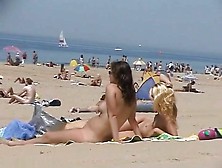 Hot Naked Babes At The Beach