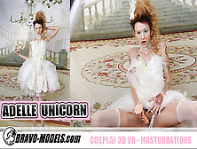 Slutty Bride Adelle Unicorn - Toying Solo Model Nylons
