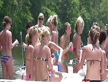 Party Cove Naked On The Water;